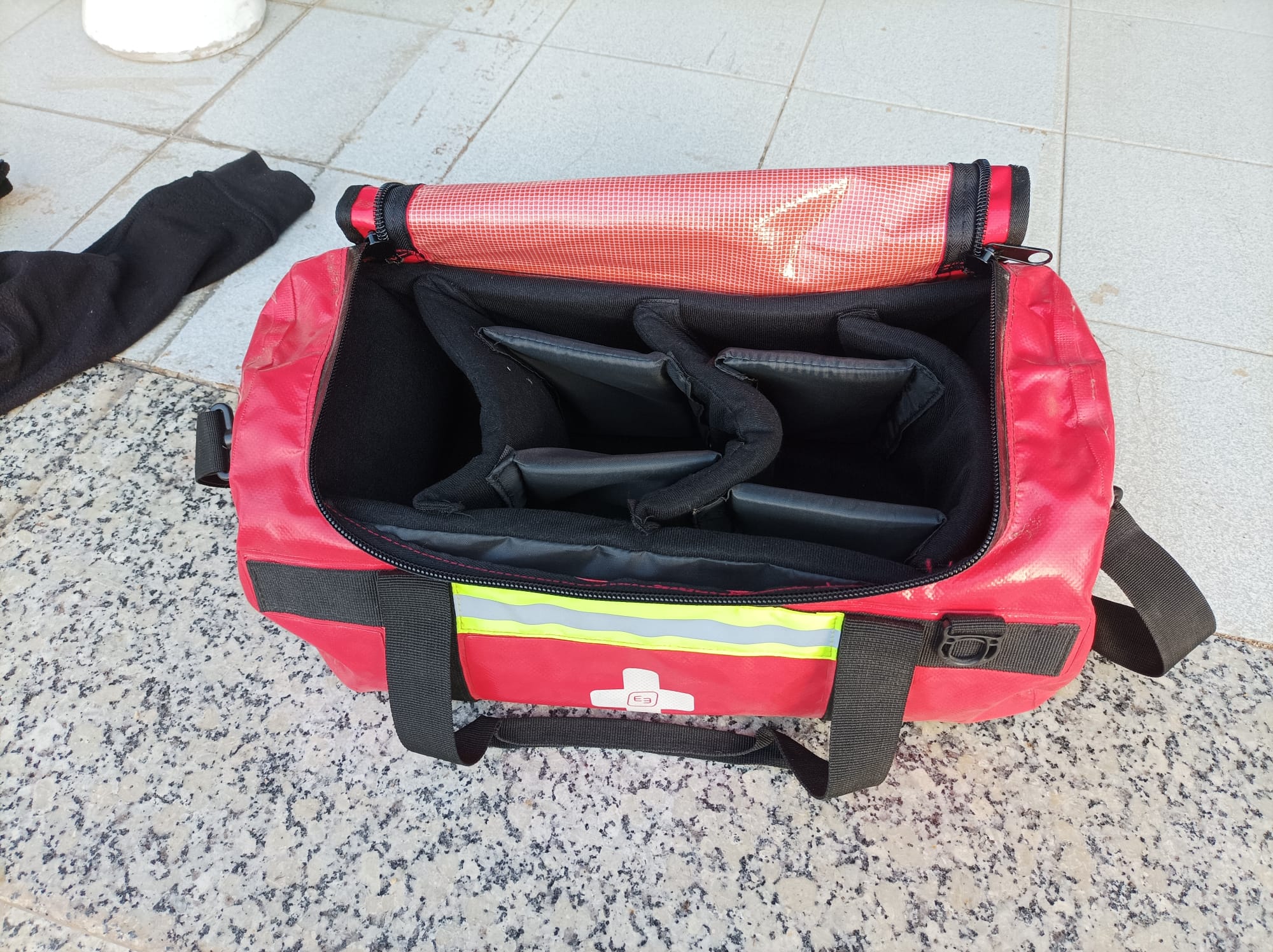 botiquin bolsa emergencia medio vacío 1u.